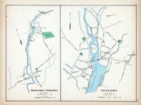 Sandy Hook and Rocky Glen, Westport, Connecticut State Atlas 1893